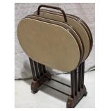 MC TV Tray Set 24x15' Top w/Rolling Stand