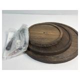Wood tier display (assembly required)