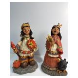 Thanksgiving wood figurines - 12ï¿½ tall