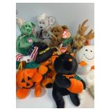 Variety of beanie babies (not all TY brand)