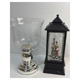 Hurricane and caroler lantern