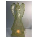 Hollow plastic angel figurine - lights up - 22ï¿½