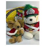 1997 Santa Bear Nutcracker (with bag) and Mouse