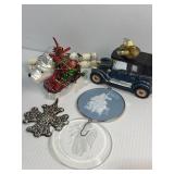 Various ornaments with Scottie dog and Downton