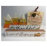 Fall wood decor