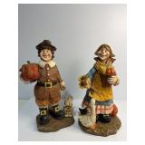 Thanksgiving wood figurines -12ï¿½ tall