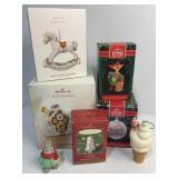 Various hallmark ornaments
