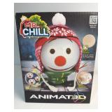 Mr Chill animated snowman head (new in box)