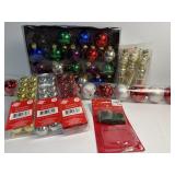 Lots of various plastic ornaments and hooks