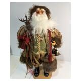 Santa figurine with brown and red -18ï¿½ tall