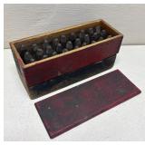 Vintage Steel Stamp Set