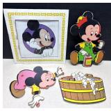 Mickey Mouse Tile & Wood Puzzle Pieces