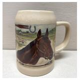 Horse Mug Ceramic Stein