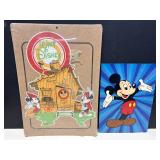 Walt Disney Mickey Mouse Wall Art Pair