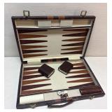 Vintage Backgammon Travel Set