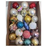 Vintage Glass Christmas Ornaments Variety