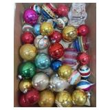 Vintage Glass Christmas Ornaments Variety
