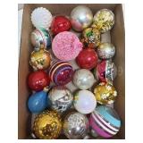 Vintage Glass Christmas Ornaments Variety