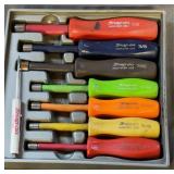 Snap-on 7pc SAE Nut Driver Set USA