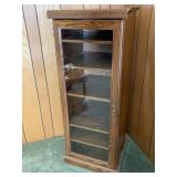 Glass Door Display Curio Cabinet 52in