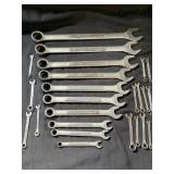 24 Craftsman SAE & Metric Wrenches