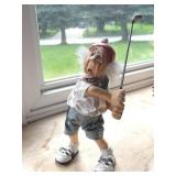 Cast Art Golf Figurine Kristin Haynes 1993 9.5in