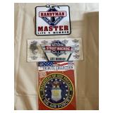 Embroidered Club & U.S. Air Force Patches