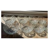 Eight Anchor Hocking Medallion Dessert Bowls
