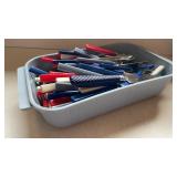 Large Tub of Assorted Flatware Silverware