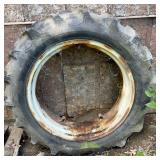 Firestone 11.2-24 Tractor Tire & Rim 43in