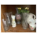 Assorted Decorative Vases & Pitcher