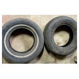 2 Vintage 14in Tires Goodyear & Firestone
