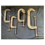 Large Heavy-Duty C-Clamps 7in-13in!