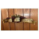 Live Well Love Much Laugh Often Wall Decor
