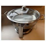 Stainless Steel Chafing Dish with Glass Lid