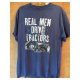 Tractor Supply Real Men Drive Tractors Shirt L