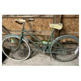 Vintage Green 26in Ladies Bicycle
