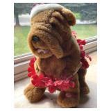 PBC Mel the Christmas Dog Singing Plush 12in