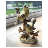 Vintage Goldfinch Bird Figurine 7in