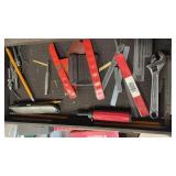 Contents of Drawer Machinist Measuring Tools