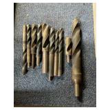 10pc Large Morse Taper Drill Bits