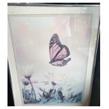 Vintage MAlo Butterfly Marsel Mirror 24x18in
