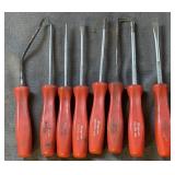 Snap-on Red Handle Picks & Screwdrivers