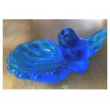 Leo Ward Bluebird of Happiness Glass Figure