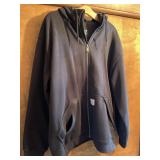 Carhartt Full-Zip Hooded Jacket Size L