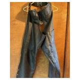 Hudson Leather Motorcycle Chaps sz L