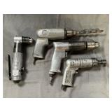 4 Pneumatic Drills - IR & Chicago Pneumatic