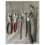 Craftsman Channellock Stanley Pliers 4pc