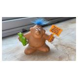 Russ Berrie Birthday Troll with Dinosaur