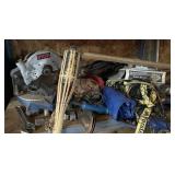 Contents of Shelf - Ryobi Saw & Shop Items
